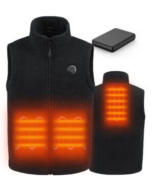 Girl's Heated Fleece Vest 5V,KG14